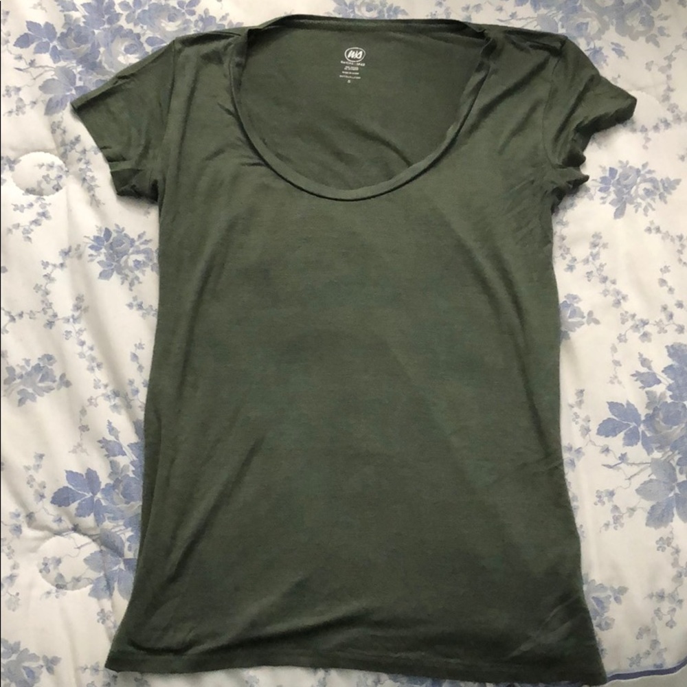 Wet Seal Dark Green T-Shirt